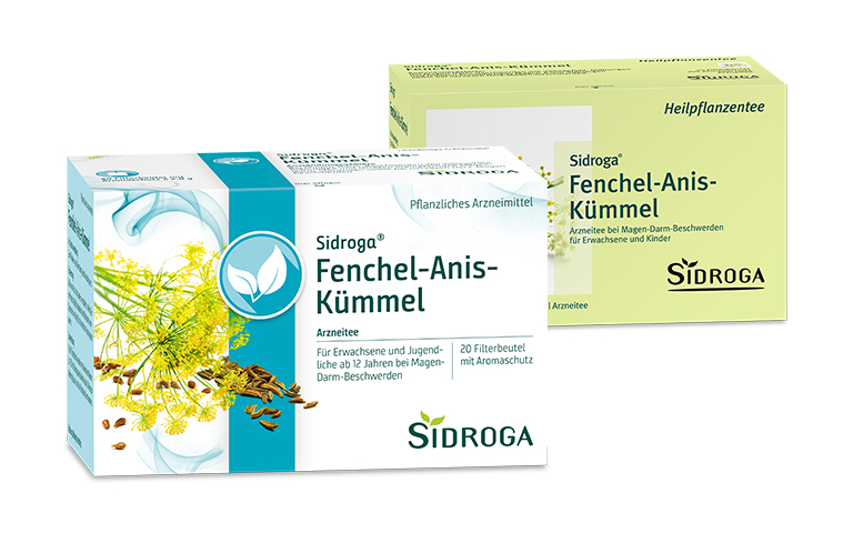 Packung Sidroga Fenchel-Anis-Kuemmel